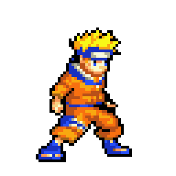 Naruto pixel art