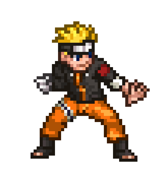 Naruto pixel art